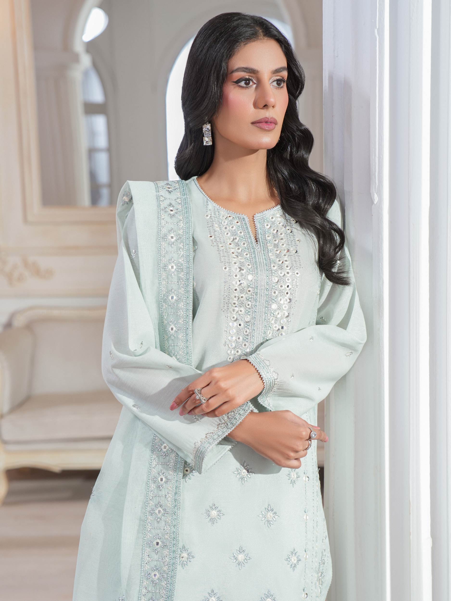 3 Piece Missouri Suit-Embroidered (Unstitched)