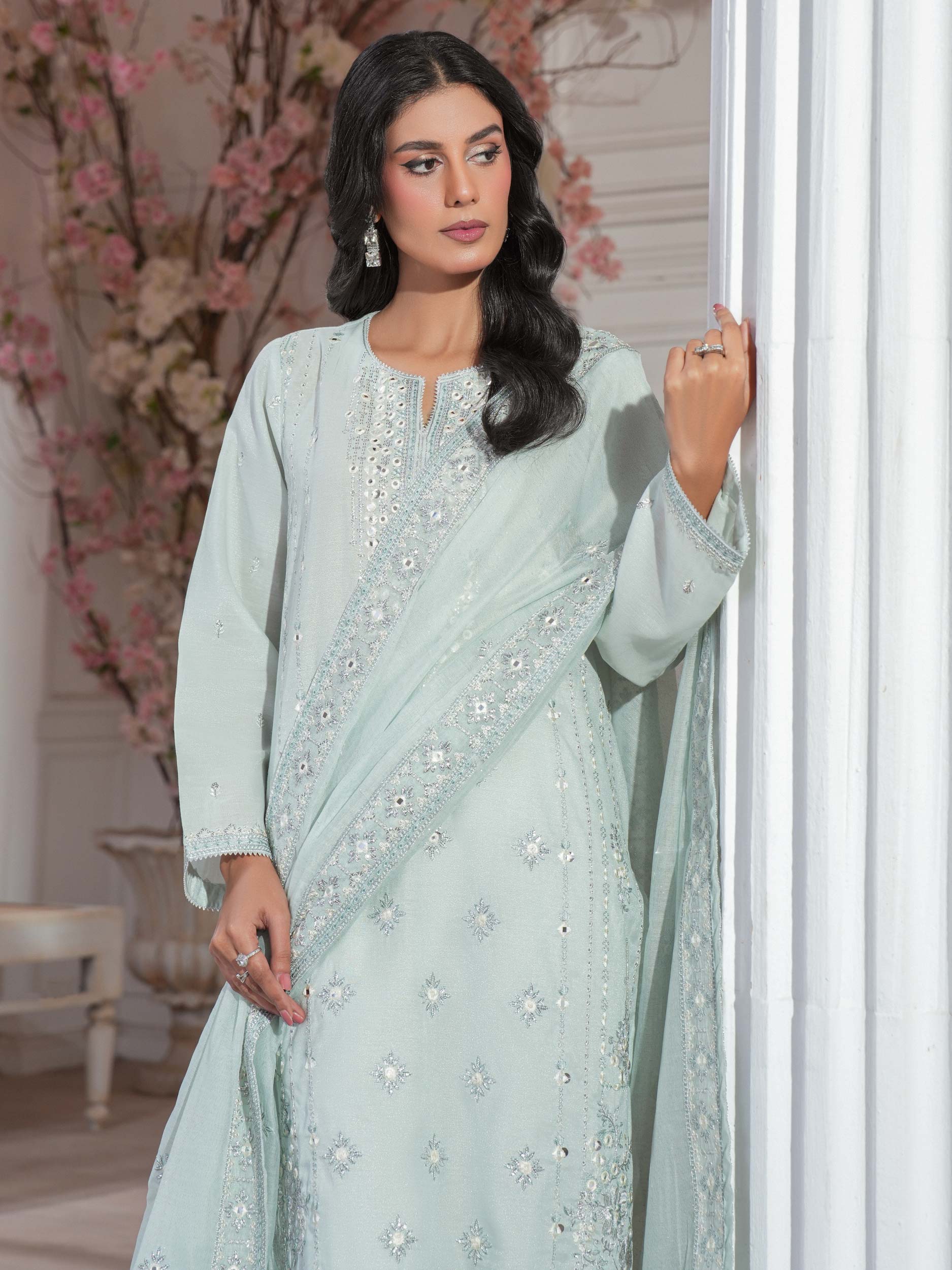 3 Piece Missouri Suit-Embroidered (Unstitched)