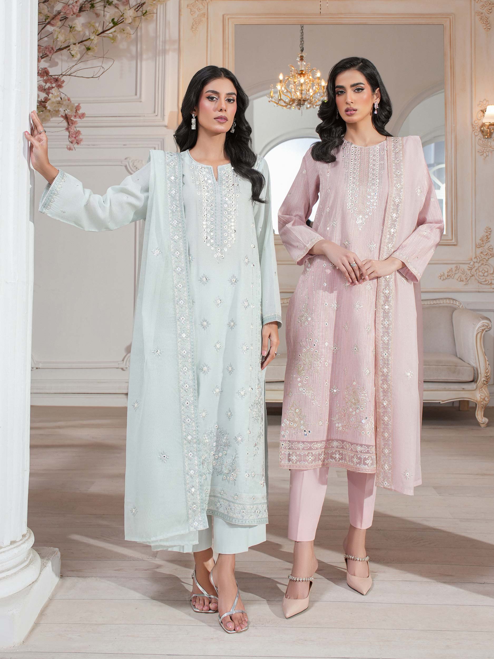 3 Piece Missouri Suit-Embroidered (Unstitched)