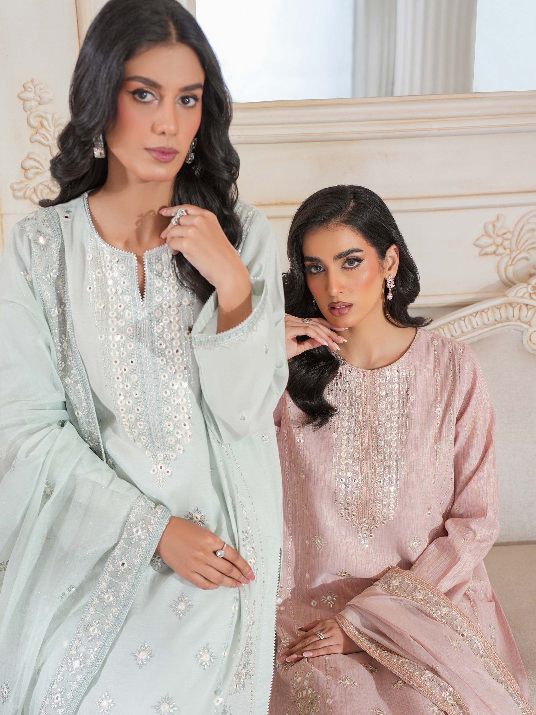 3 Piece Missouri Suit-Embroidered (Unstitched)