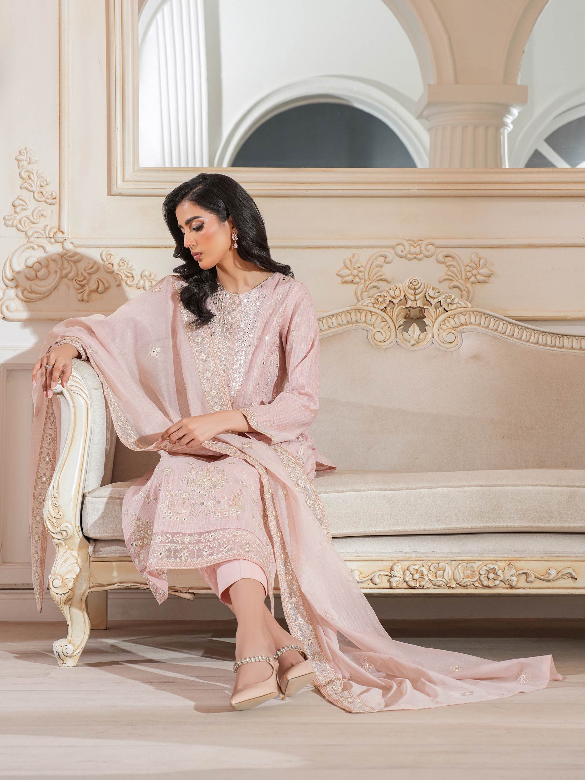 3 Piece Missouri Suit-Embroidered (Unstitched)