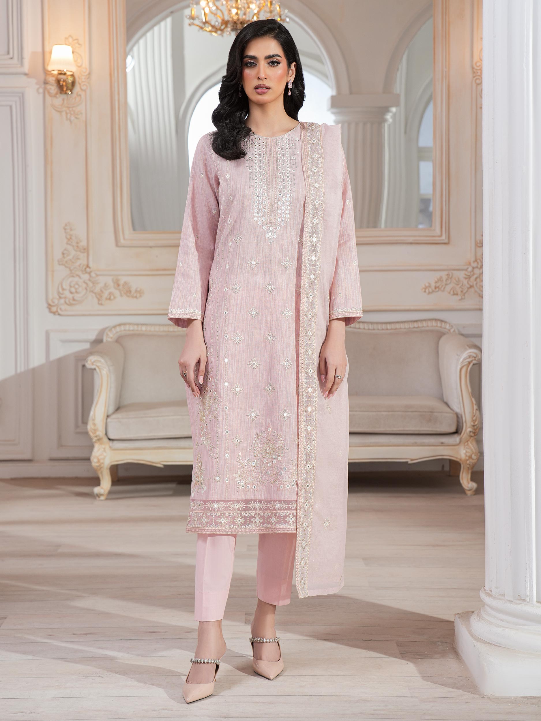 3 Piece Missouri Suit-Embroidered (Unstitched)