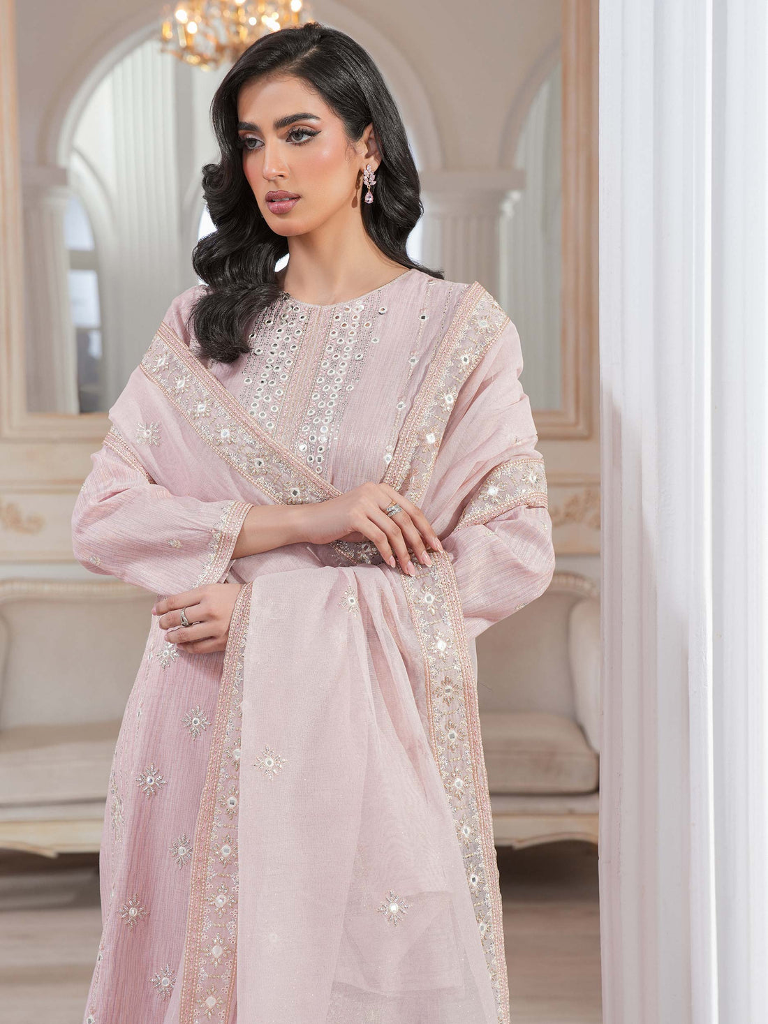 3 Piece Missouri Suit-Embroidered (Unstitched)