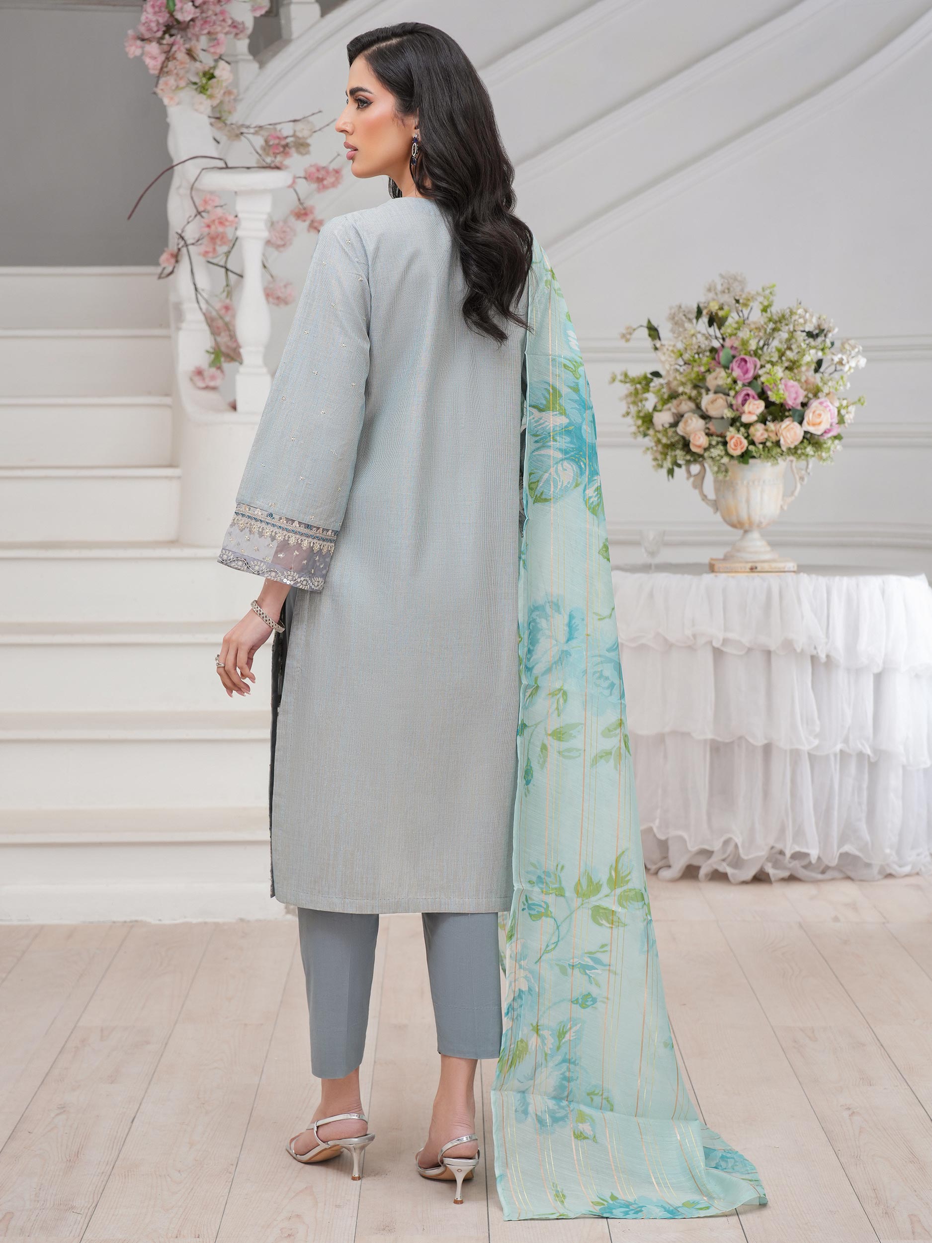 3 Piece Missouri Suit-Embroidered (Unstitched)