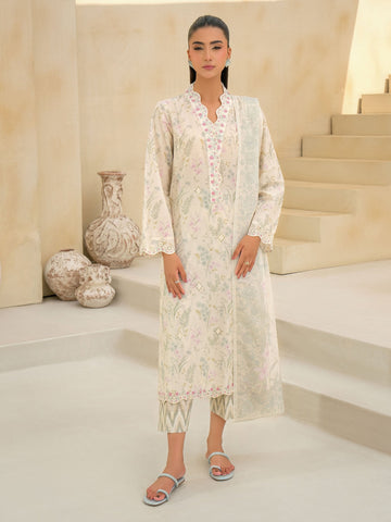 3 Piece Lawn Suit-Embroidered (Unstitched)