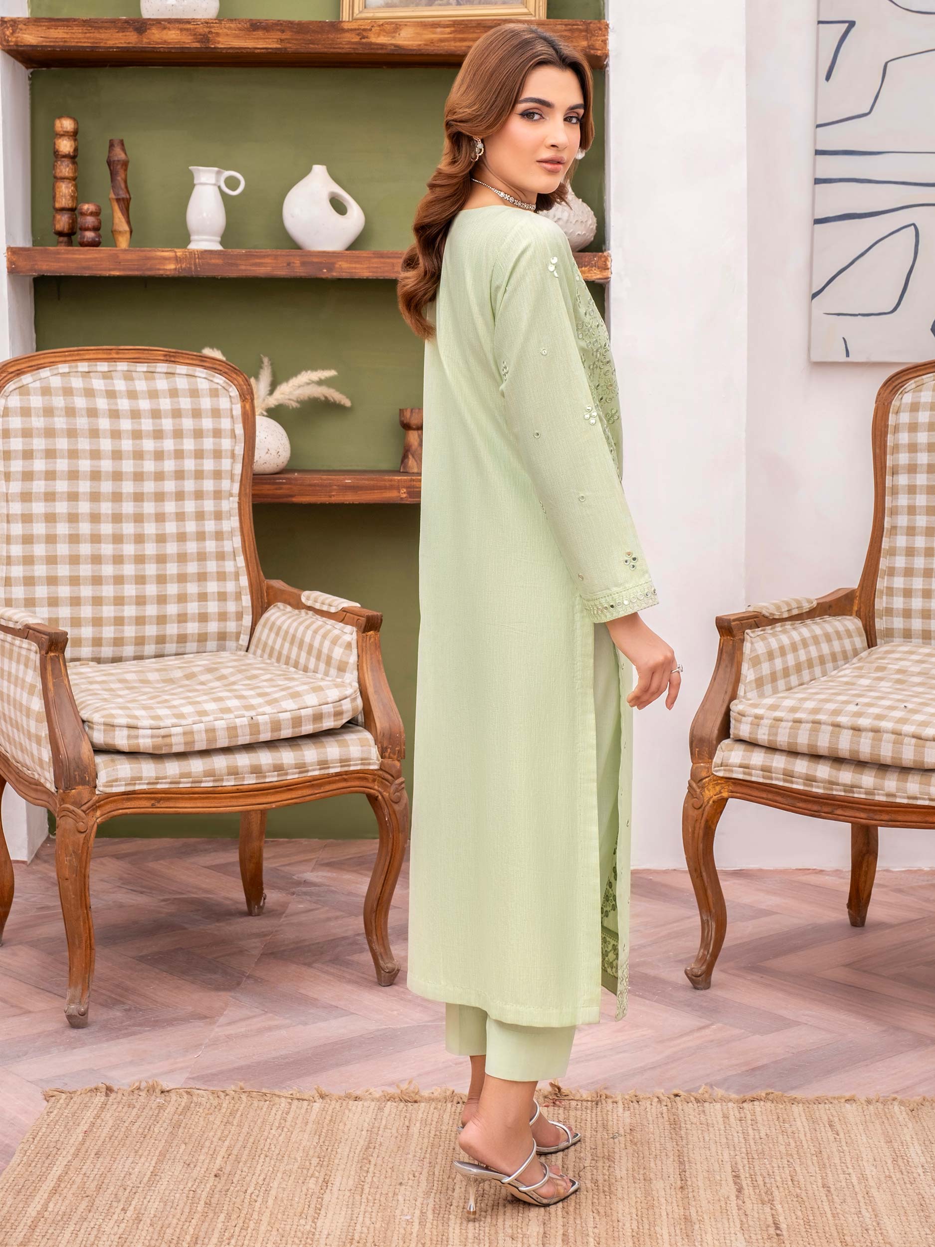 2 Piece Lawn Suit-Embroidered (Unstitched)
