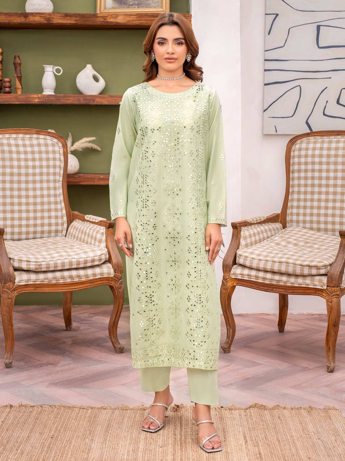 2 Piece Lawn Suit-Embroidered (Unstitched)