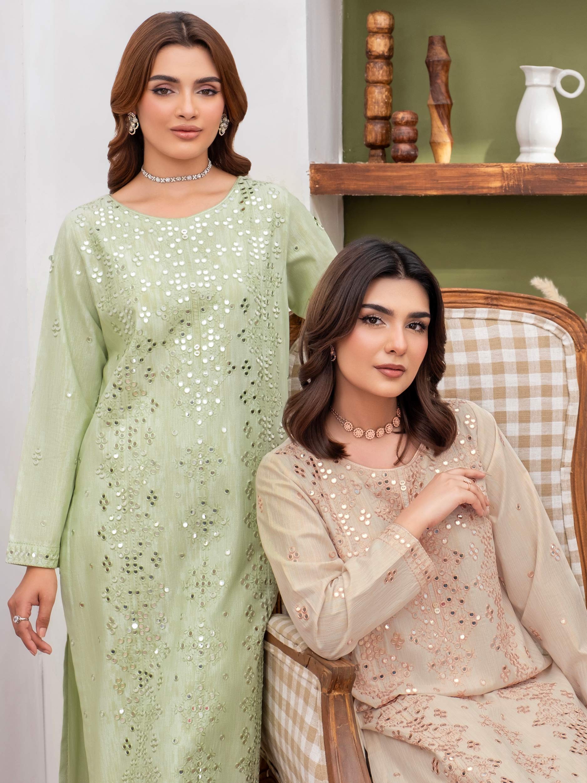 2 Piece Lawn Suit-Embroidered (Unstitched)