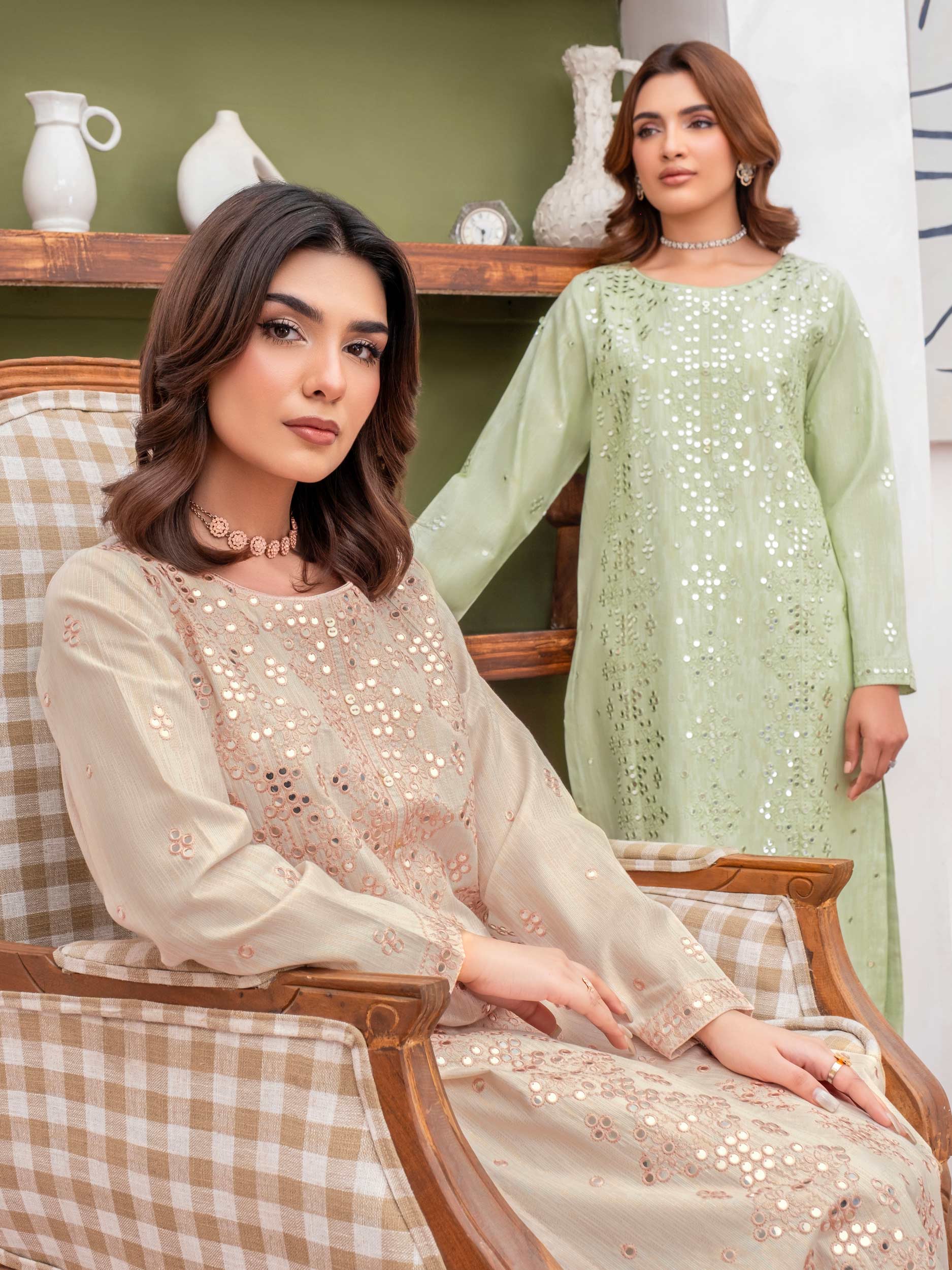 2 Piece Lawn Suit-Embroidered (Unstitched)