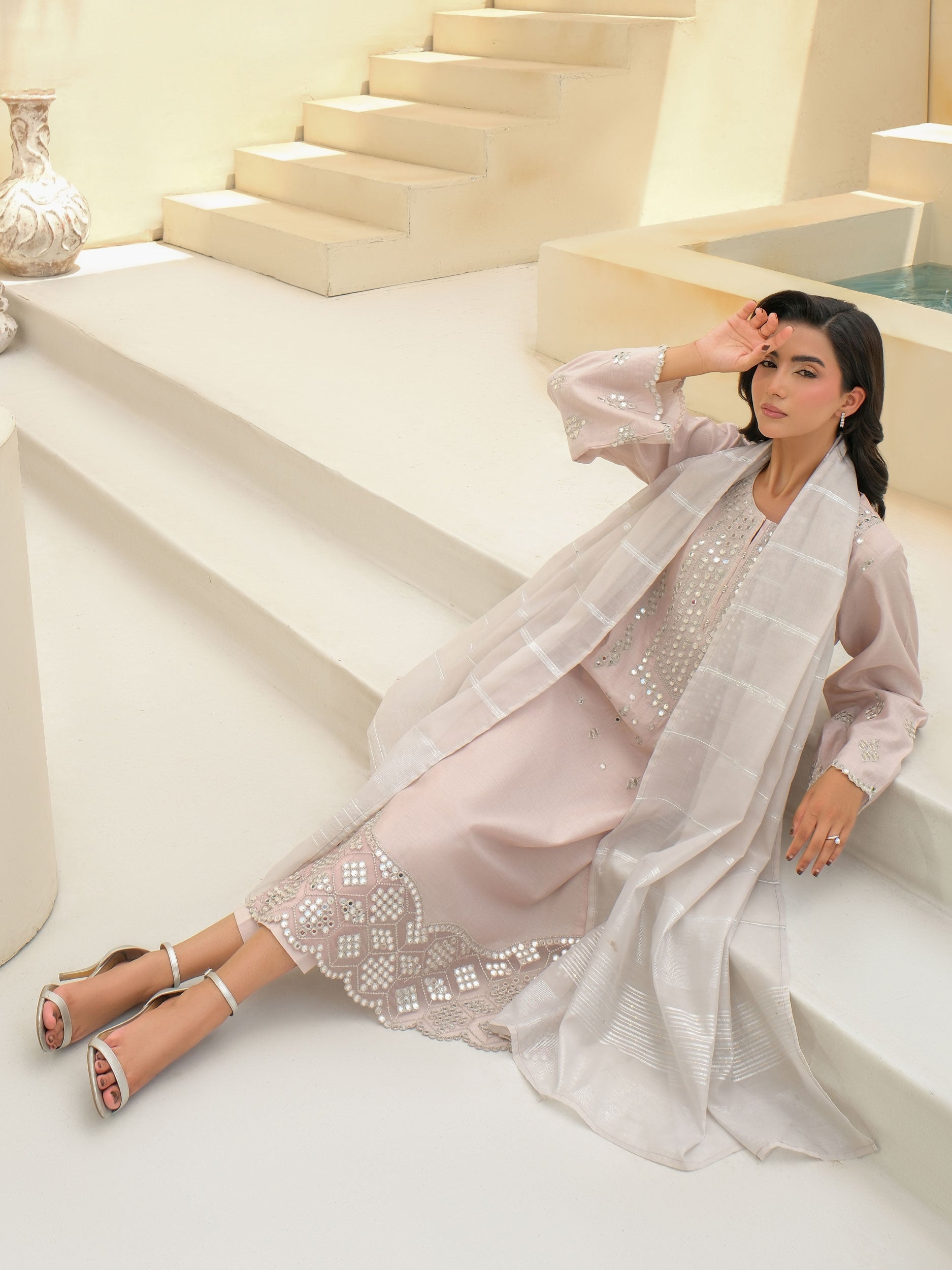 3 Piece Lawn Suit-Embroidered (Unstitched)