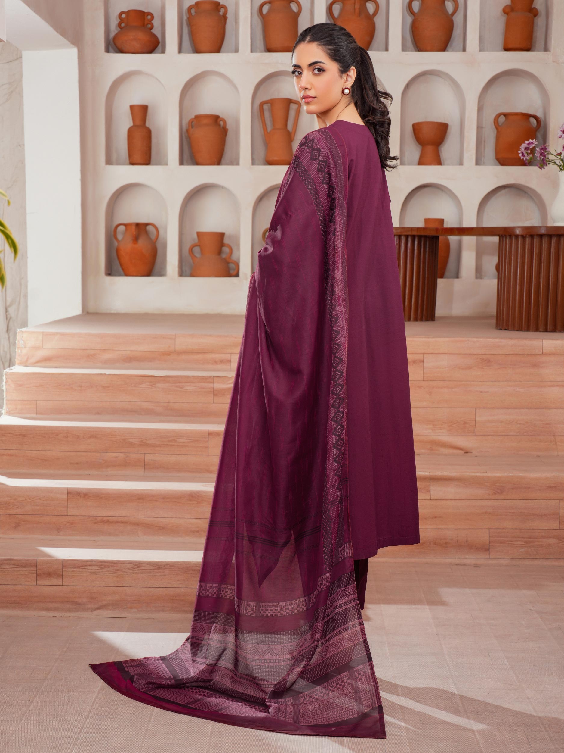 3 Piece Lawn Suit-Embroidered (Unstitched)