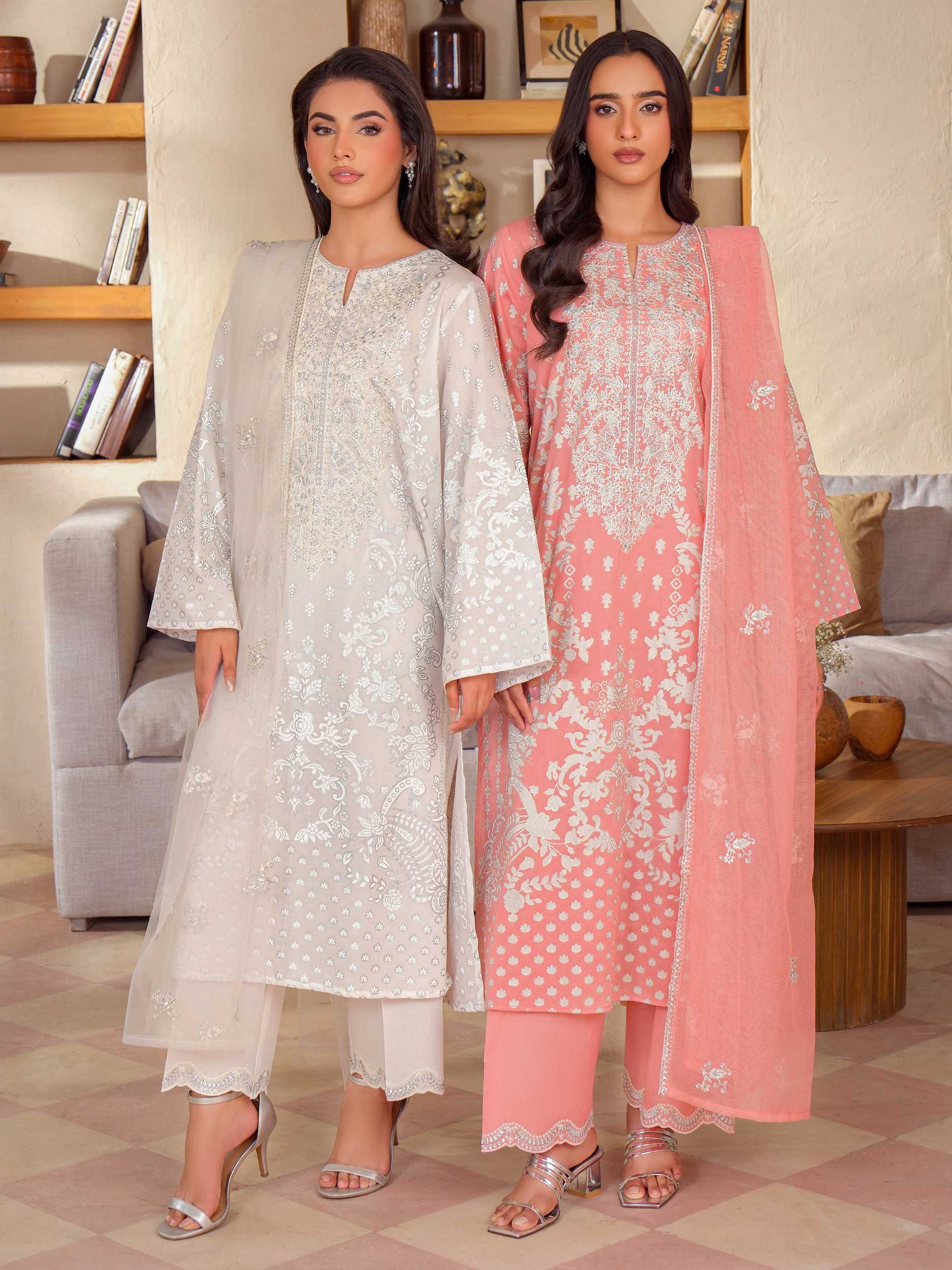 3 Piece Lawn Suit-Embroidered (Unstitched)