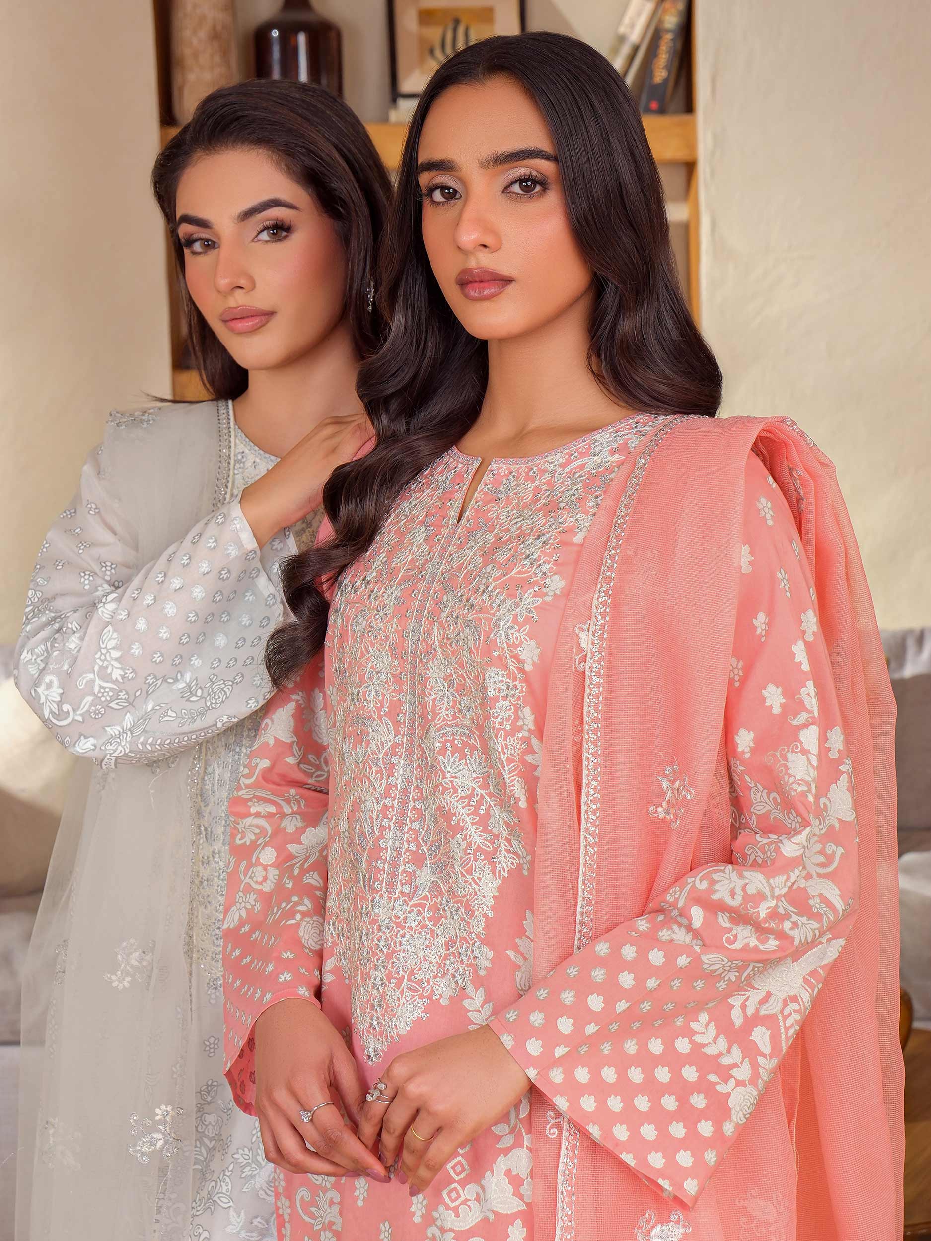 3 Piece Lawn Suit-Embroidered (Unstitched)