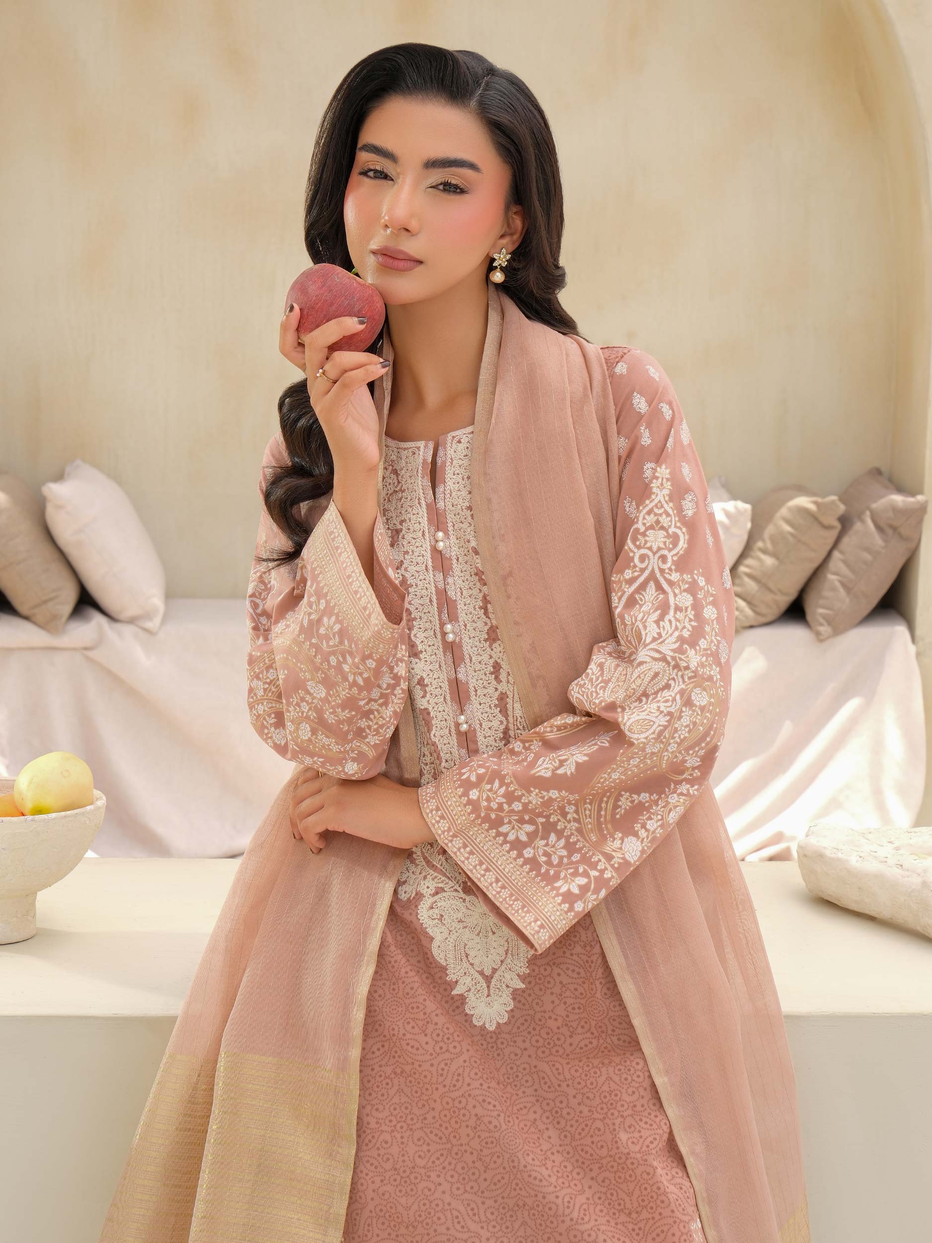 3 Piece Lawn Suit-Embroidered (Unstitched)
