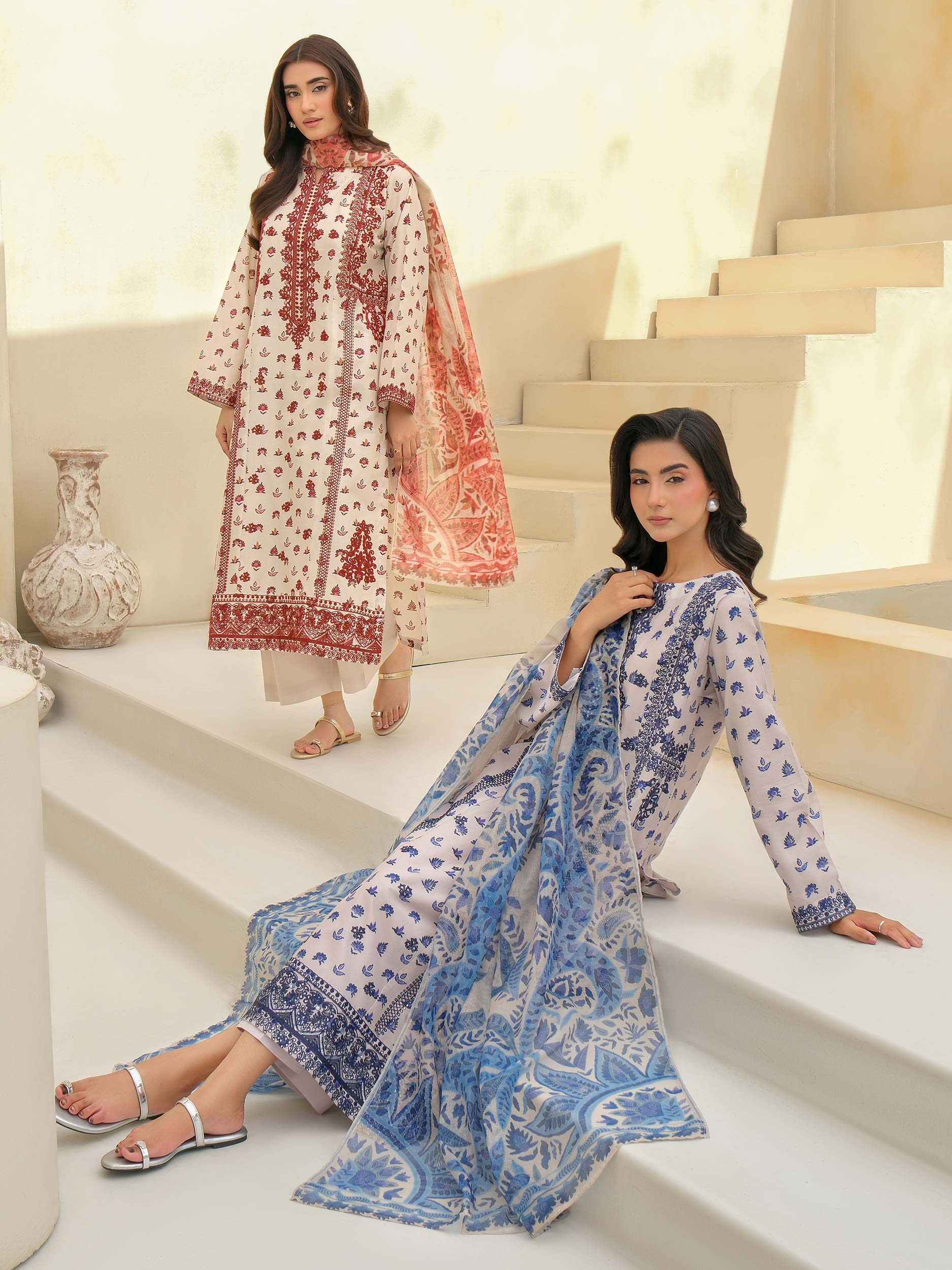 3 Piece Lawn Suit-Embroidered (Unstitched)