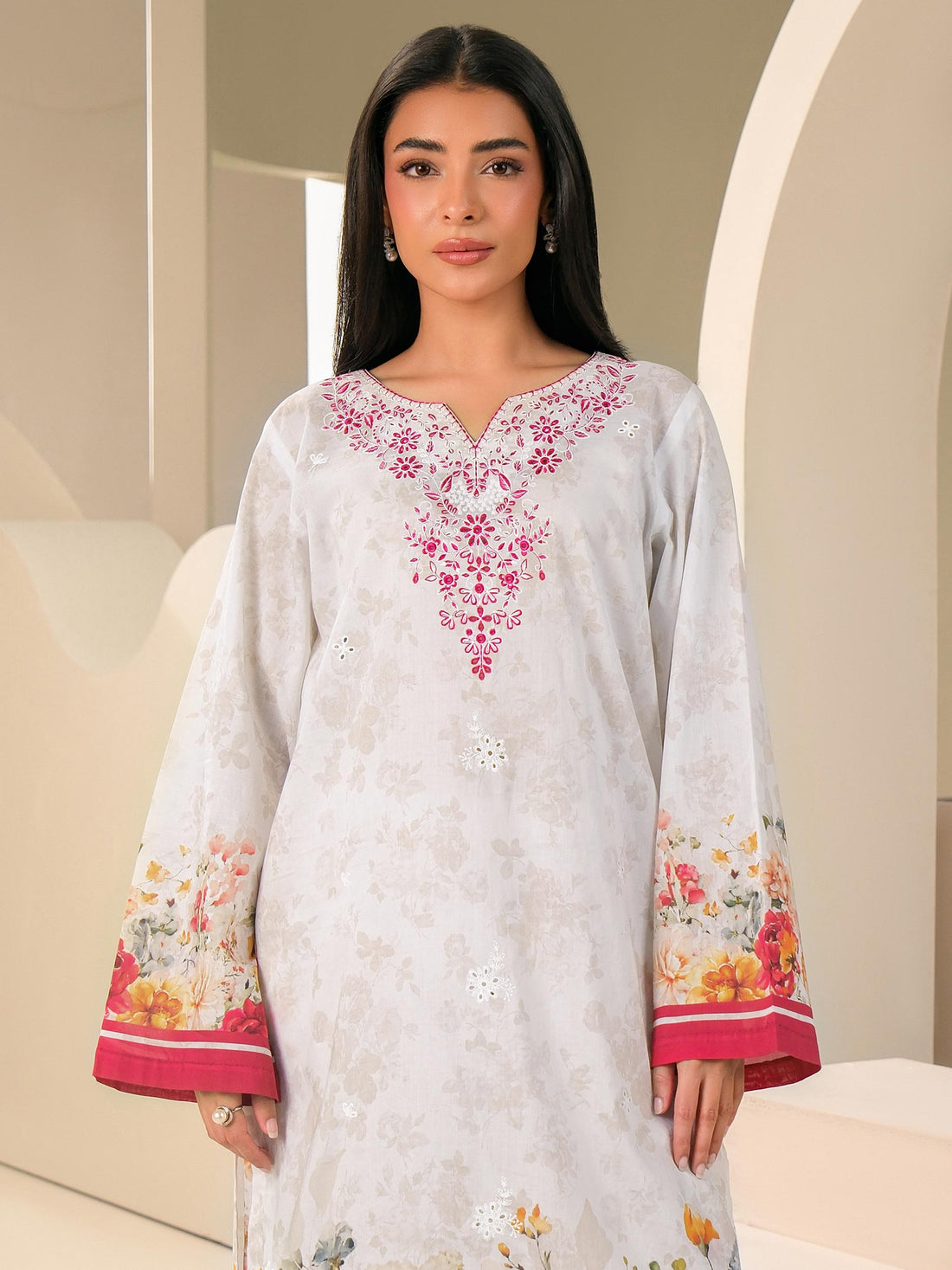 2 Piece Lawn Suit-Embroidered (Unstitched)