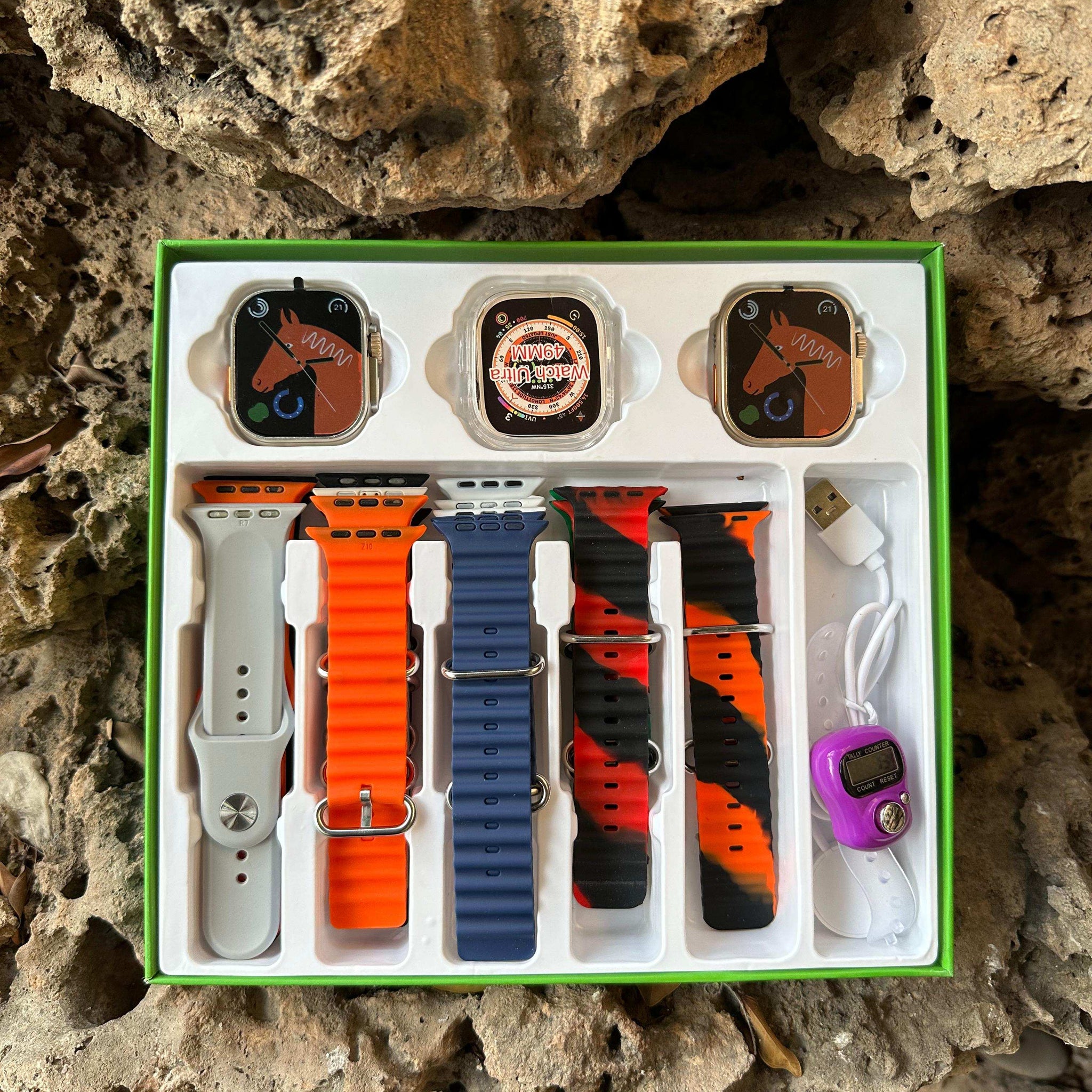 2 Watches with 13 Straps