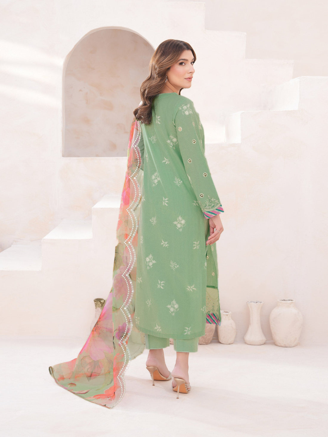 3 Piece Lawn Suit-Embroidered (Unstitched)